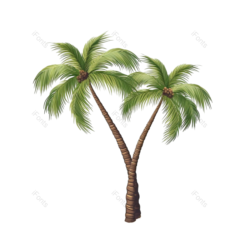 叶子图片,卡通元素,清新PNG,夏天免抠素材